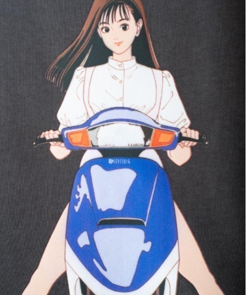 SEVESKIG（セヴシグ）の「seveskig/セブシグ/NNostalgic Girl RZ02 S/SL Tee Ver,Hisashi Eguchi（Tシャツ/カットソー・メンズ・ブラック/ホワイト・L/M/XL）」の11枚目の写真