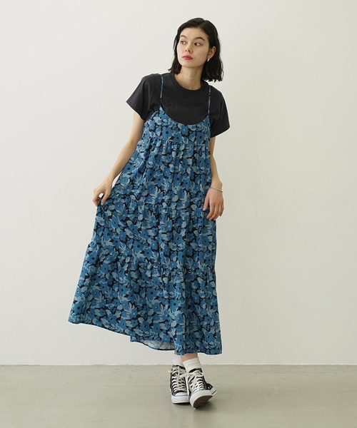 MILKFED.(ミルクフェド)の「FLORAL ALL OVER PATTERN DRESS(ワンピース・レディース・ライトピンク/ブルー/ブラウン・ONE SIZE)」の9枚目の写真