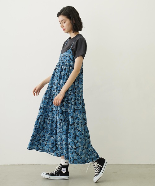 MILKFED.(ミルクフェド)の「FLORAL ALL OVER PATTERN DRESS(ワンピース・レディース・ライトピンク/ブルー/ブラウン・ONE SIZE)」の10枚目の写真