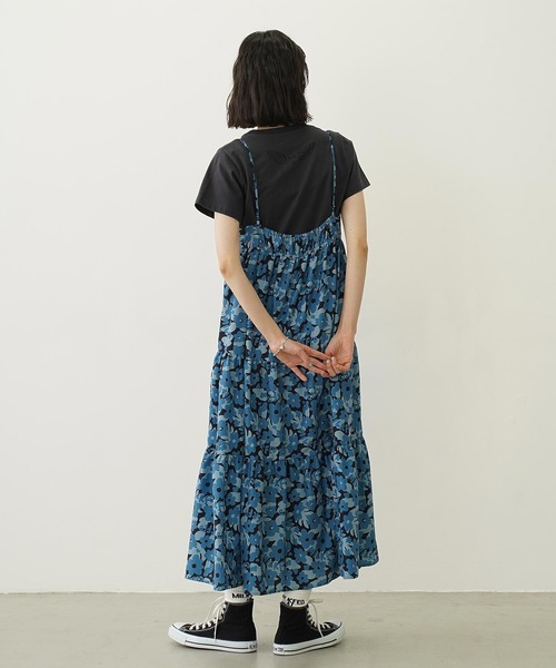 MILKFED.(ミルクフェド)の「FLORAL ALL OVER PATTERN DRESS(ワンピース・レディース・ライトピンク/ブルー/ブラウン・ONE SIZE)」の11枚目の写真