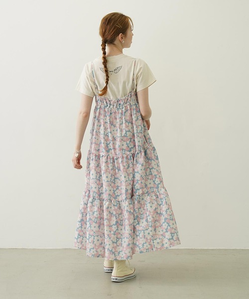 MILKFED.(ミルクフェド)の「FLORAL ALL OVER PATTERN DRESS(ワンピース・レディース・ライトピンク/ブルー/ブラウン・ONE SIZE)」の15枚目の写真