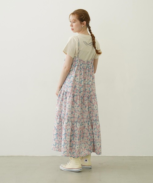 MILKFED.(ミルクフェド)の「FLORAL ALL OVER PATTERN DRESS(ワンピース・レディース・ライトピンク/ブルー/ブラウン・ONE SIZE)」の17枚目の写真