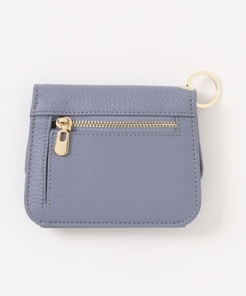 Three Four Time(スリーフォータイム)の「チャーム金具付き牛革ウォレット(財布・レディース・ブラック/ベージュ/パープル/グリーン・FREE)」の5枚目の写真