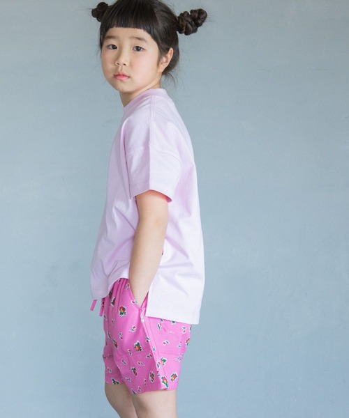 LOWRYS FARM（ローリーズファーム）の「ＵＳＡチュニックＴ　 290075（Tシャツ/カットソー・キッズ・ブラック/パープル/グリーン/オフホワイト/オレンジ/ベージュ/ブルー/ピンク・150cm/110cm/140cm/130cm/120cm）」の7枚目の写真