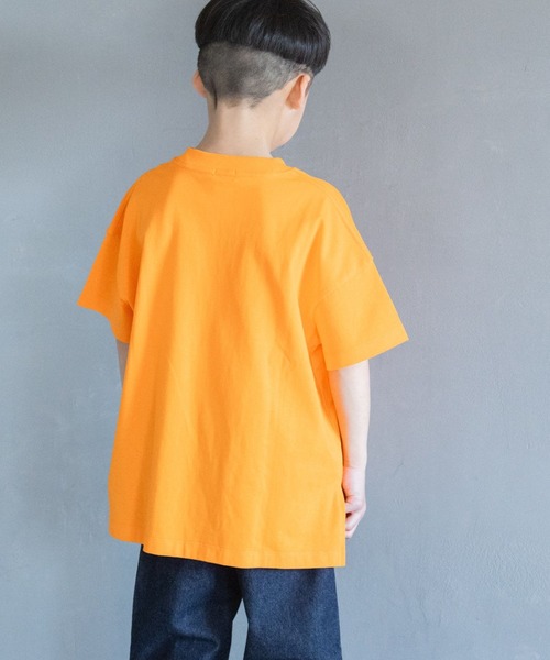 LOWRYS FARM（ローリーズファーム）の「ＵＳＡチュニックＴ　 290075（Tシャツ/カットソー・キッズ・ブラック/パープル/グリーン/オフホワイト/オレンジ/ベージュ/ブルー/ピンク・150cm/110cm/140cm/130cm/120cm）」の11枚目の写真