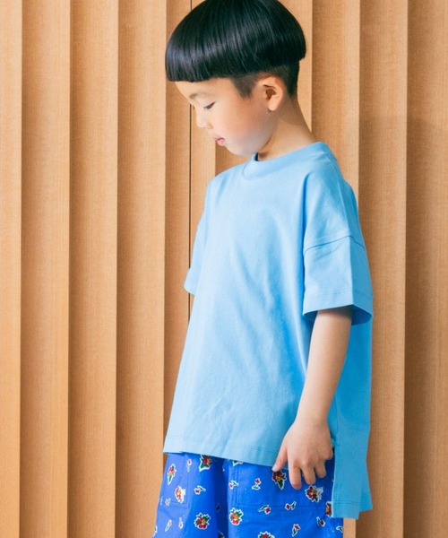 LOWRYS FARM（ローリーズファーム）の「ＵＳＡチュニックＴ　 290075（Tシャツ/カットソー・キッズ・ブラック/パープル/グリーン/オフホワイト/オレンジ/ベージュ/ブルー/ピンク・150cm/110cm/140cm/130cm/120cm）」の17枚目の写真