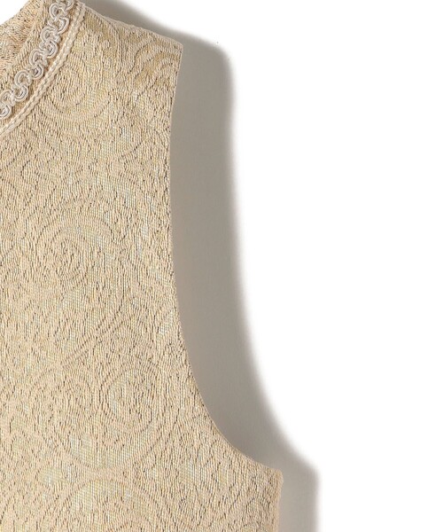 BINDU（ビンドゥー）の「【SHIPS別注】BINDU:ブレード テープ ベスト（ベスト・レディース・ブラック/ナチュラル・ONE SIZE）」の10枚目の写真