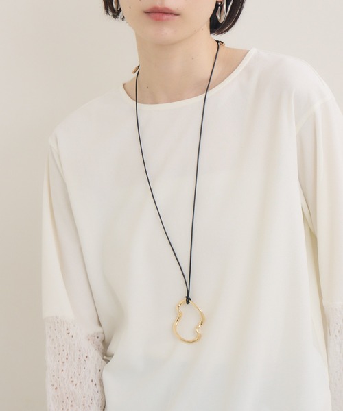 Paradise Picnic（パラダイスピクニック）の「story. チャームにもなるネックレス（ネックレス・レディース・ブラック・FREE）」の5枚目の写真