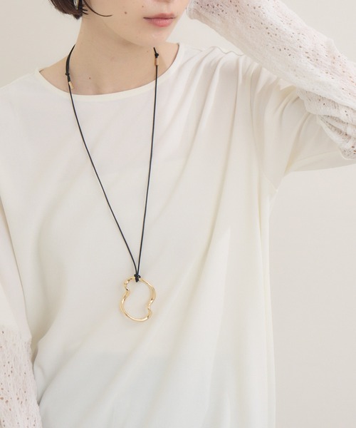 Paradise Picnic（パラダイスピクニック）の「story. チャームにもなるネックレス（ネックレス・レディース・ブラック・FREE）」の4枚目の写真