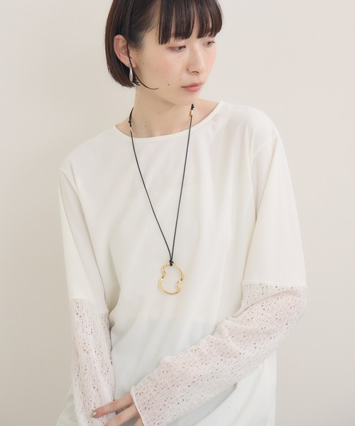 Paradise Picnic（パラダイスピクニック）の「story. チャームにもなるネックレス（ネックレス・レディース・ブラック・FREE）」の3枚目の写真