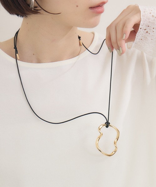 Paradise Picnic（パラダイスピクニック）の「story. チャームにもなるネックレス（ネックレス・レディース・ブラック・FREE）」の14枚目の写真