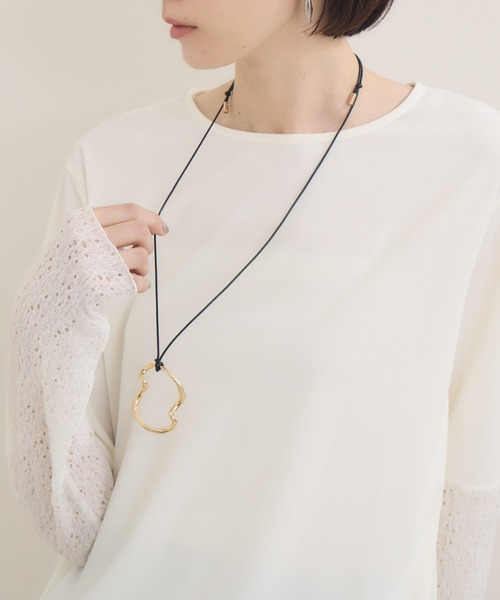 Paradise Picnic（パラダイスピクニック）の「story. チャームにもなるネックレス（ネックレス・レディース・ブラック・FREE）」の12枚目の写真