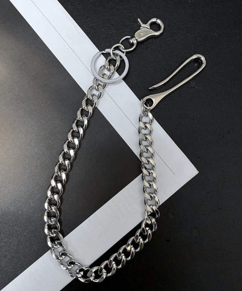 NOWLE(ノウル)の「【NOWLE】キーホルダーリング付き ウォレットチェーン キーチェーン(ウォレットチェーン・メンズ・シルバー・FREE)」の5枚目の写真