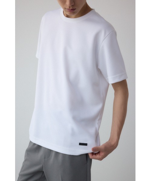 AZUL by moussy(アズールバイマウジー)の「ベーシックポンチ半袖Tシャツ(Tシャツ/カットソー・メンズ・ホワイト/ネイビー/ブラック/グレー・MEDIUM/LARGE)」の2枚目の写真