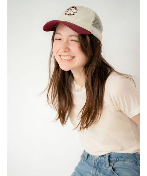 Ungrid(アングリッド)の「ワッペンデザインメッシュキャップ(キャップ・レディース・ベージュ/ネイビー/オフホワイト・FREE)」の13枚目の写真