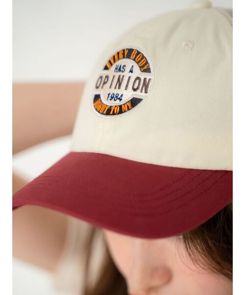 Ungrid(アングリッド)の「ワッペンデザインメッシュキャップ(キャップ・レディース・ベージュ/ネイビー/オフホワイト・FREE)」の15枚目の写真