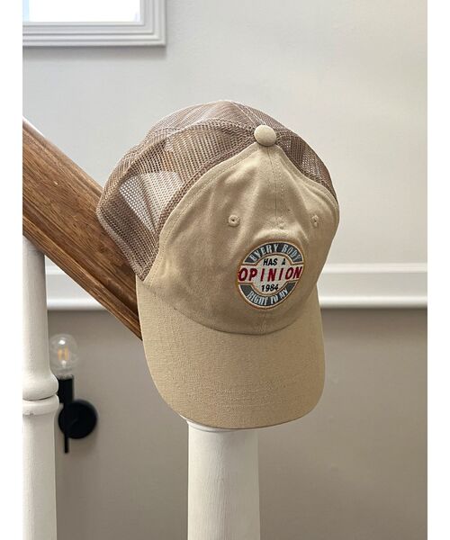 Ungrid(アングリッド)の「ワッペンデザインメッシュキャップ(キャップ・レディース・ベージュ/ネイビー/オフホワイト・FREE)」の21枚目の写真