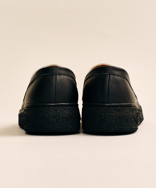 MANEBU（マネブ）の「MANEBU / マネブ 417別注 VOVO PANSOLE COMBI（ローファー・メンズ・ブラウン/ブラック・40/41/42/43）」の6枚目の写真