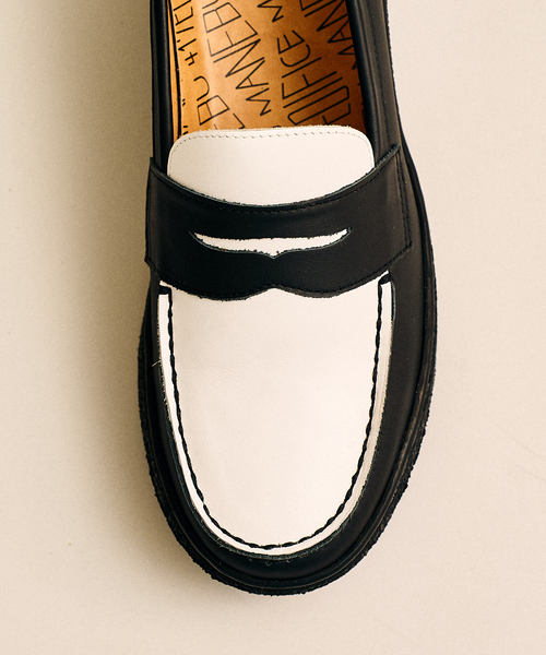 MANEBU（マネブ）の「MANEBU / マネブ 417別注 VOVO PANSOLE COMBI（ローファー・メンズ・ブラウン/ブラック・40/41/42/43）」の14枚目の写真