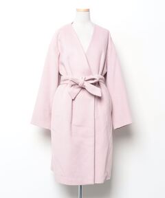 セール】【HANAE MORI】ダブルフェイス ベルト付きコート（その他