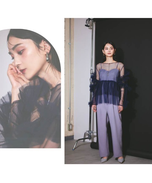 オランダ王室御用達ドレスデザイナー ふんわり立体チュール装飾シャツ DIOR】アレクサンドラ・ダダリオが纏うオートクチュールドレスの