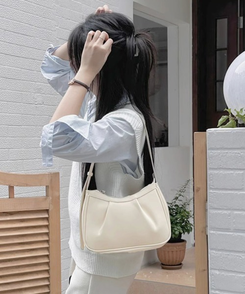 Miniministore（ミニミニストア）の「ハンドバッグ レディース 肩掛け 韓国風（ハンドバッグ・レディース・ブラック/アイボリー/イエロー・FREE）」の15枚目の写真