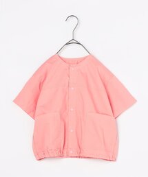 p.premier（ピードットプルミエ）の「【ジュニア対応】カラフルタイプライタースナップボタン半袖シャツ（シャツ/ブラウス）」