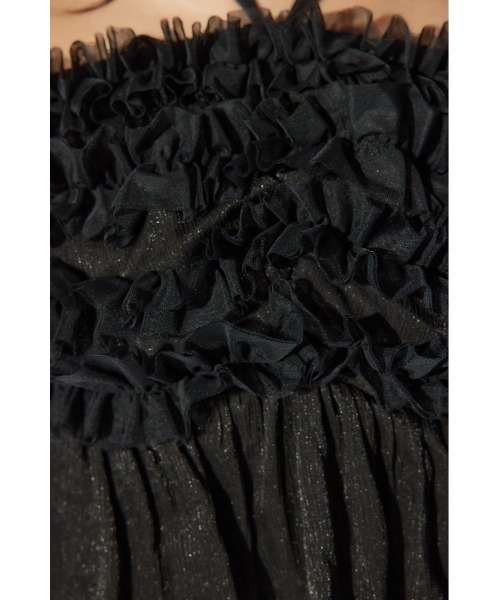 rienda（リエンダ）の「【岡崎紗絵さん着用アイテム】フリルオフショルブラウス　シアートップス 春服（シャツ/ブラウス・レディース・ホワイト/イエロー/ブラック・FREE）」の16枚目の写真