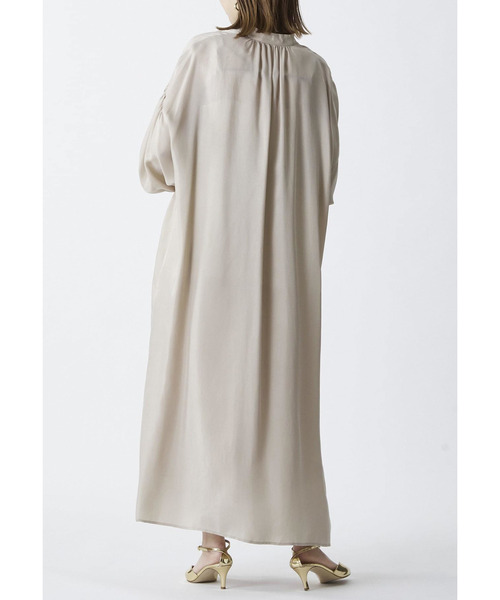 プルミエアロンディスモン キュプラフィブリルシャツワンピース 36 新