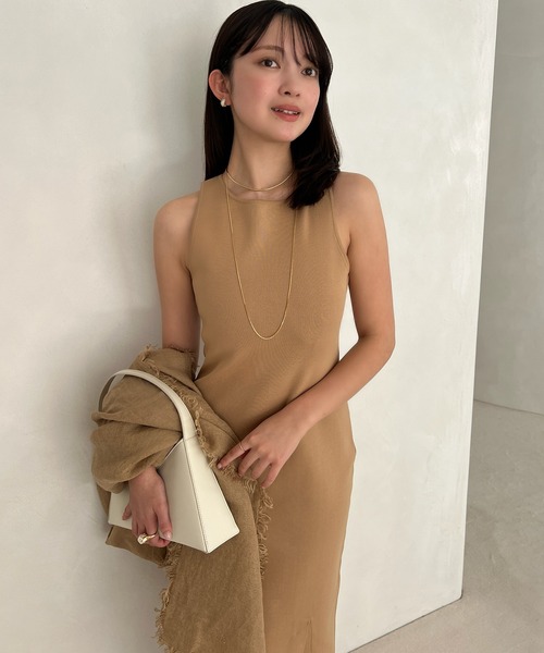 セール】ハイゲージニットフィットワンピース（ワンピース