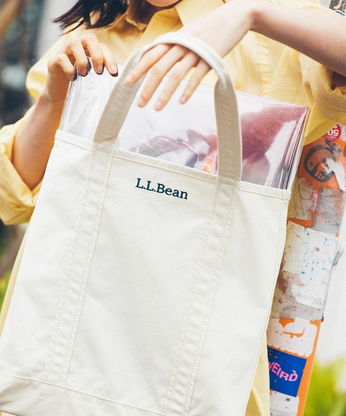 L.L.Bean（エルエルビーン）の「【L.L.Bean/エル・エル・ビーン】 record tote bag for bonjor records exclusive "Off White"（トートバッグ・メンズ・キナリ・FREE）」の16枚目の写真