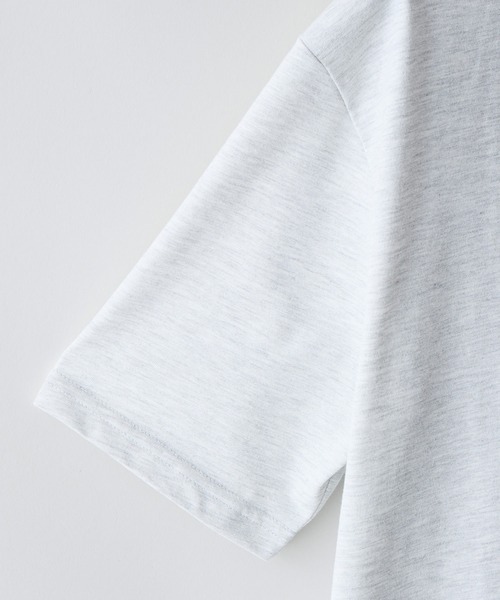 LB/S (エルビーエス)の「【汗染みの目立ちにくいTシャツ ZEROSTAIN/ゼロステイン】キーネックTシャツ 防汚 UVカット 綿タッチ・厚手(Tシャツ/カットソー・メンズ・ホワイト/ネイビー/ブラック/オフホワイト・MEDIUM/X-LARGE/LARGE)」の11枚目の写真