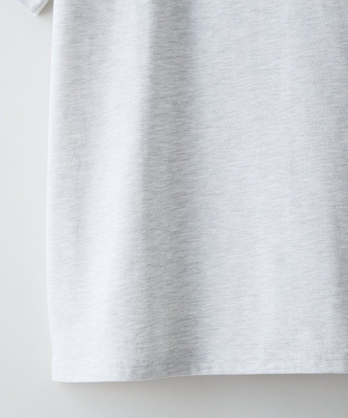 LB/S (エルビーエス)の「【汗染みの目立ちにくいTシャツ ZEROSTAIN/ゼロステイン】キーネックTシャツ 防汚 UVカット 綿タッチ・厚手(Tシャツ/カットソー・メンズ・ホワイト/ネイビー/ブラック/オフホワイト・MEDIUM/X-LARGE/LARGE)」の5枚目の写真