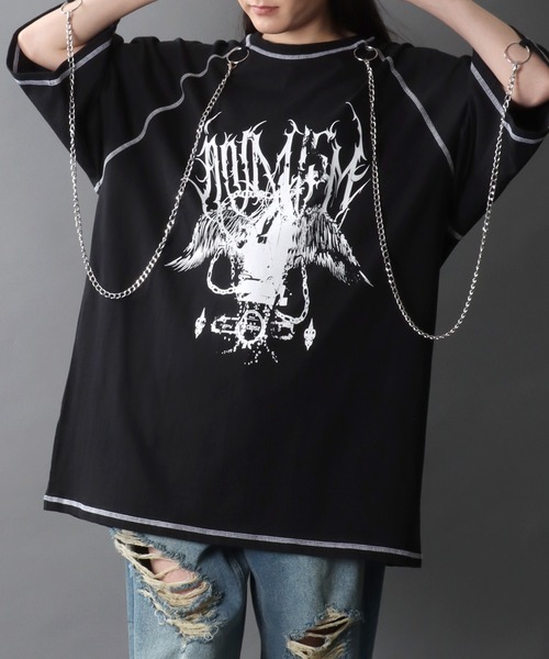 セール】Darkness Graphic T-shirt/ダークネスグラフィック