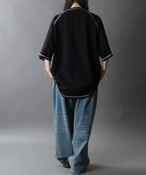 EFFLORESCENCE Tシャツ、パンツ Lサイズ ブラック　セットアップ EFFLORESCENCE Tシャツ、パンツ Lサイズ ブラック セットアップ