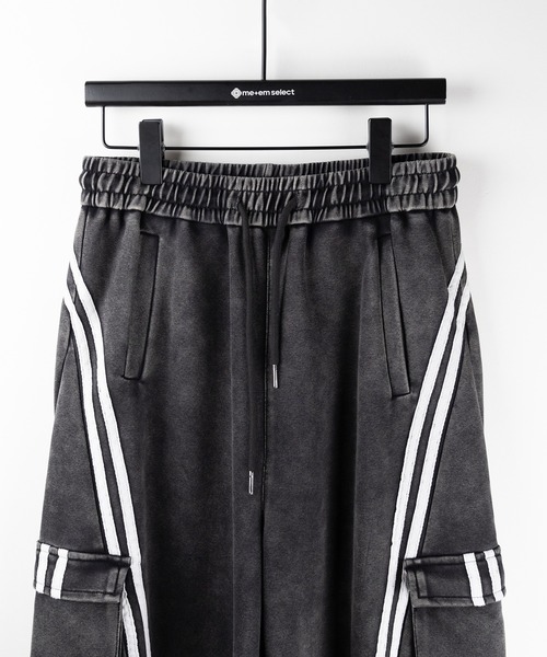 【中古】 Spandettes / Spandex Effect 2color ／裾絞り可能2WAY 】ピグメントヴィンテージサイド