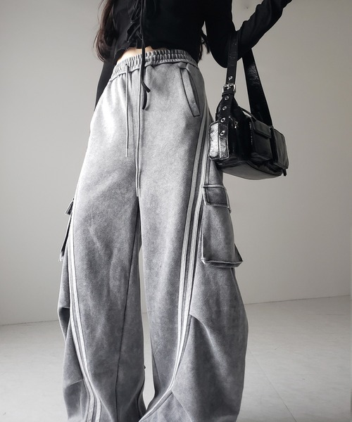XU design pigment pantsピグメントスウェットパンツ XU】set up design pigment pants / 【エックスユー