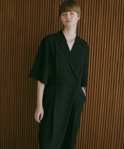 MANOF(マノフ)の「TAILORED ALL IN ONE(つなぎ/オールインワン・レディース・ブラック/ブラウン/ピンク・S/M)」の21枚目の写真