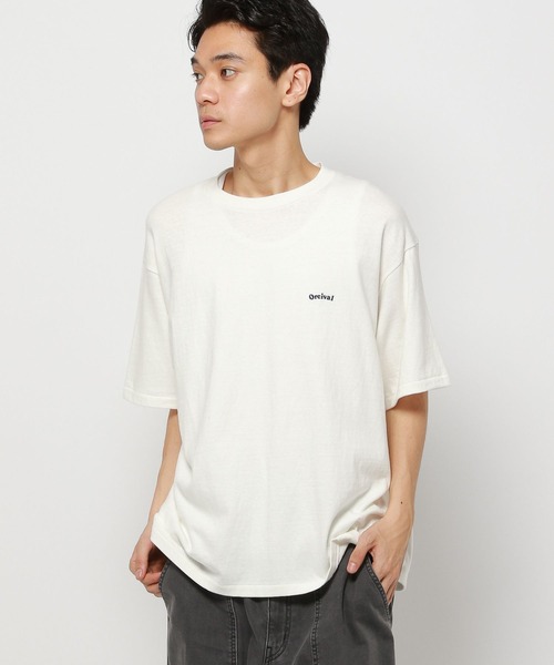 ORCIVAL(オーシバル)】エンブロイダリーショートスリーブTシャツ