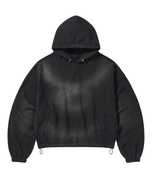 LIBERE リベーレ / LOGO STRING HOODIE クロップドレングス LIBERE リベーレ / LOGO STRING HOODIE クロップドレングス
