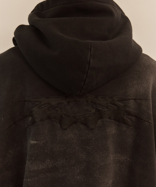 LIBERE(リベーレ)の「LIBERE リベーレ / LOGO STRING HOODIE クロップドレングスビッグシルエットパーカー / 251247(パーカー・メンズ・ブラック・LARGE/MEDIUM/SMALL)」の10枚目の写真