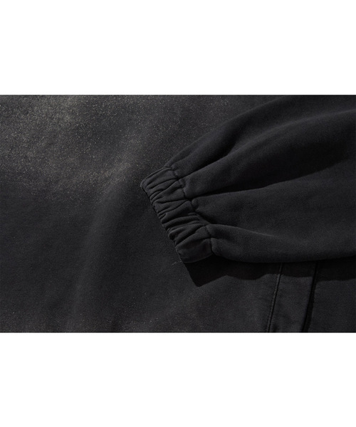 LIBERE(リベーレ)の「LIBERE リベーレ / LOGO STRING HOODIE クロップドレングスビッグシルエットパーカー / 251247(パーカー・メンズ・ブラック・LARGE/MEDIUM/SMALL)」の5枚目の写真