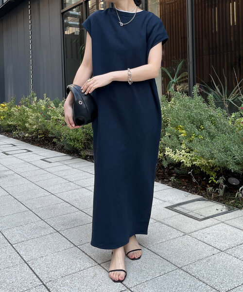 DouDou(ドゥドゥ)の「【SAKURA×こっち企画】前後2WAYジップワンピース(ワンピース・レディース・グレー/オフホワイト/パープル/ネイビー/ブラウン/ブラック/キャメル・FREE/PS/SHORT)」の22枚目の写真