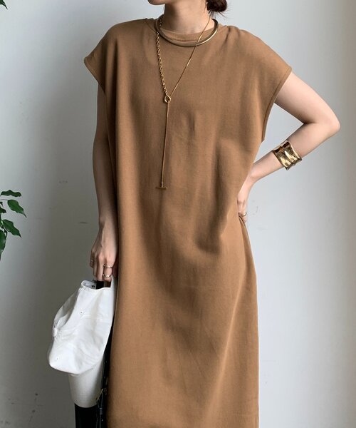 DouDou(ドゥドゥ)の「【SAKURA×こっち企画】前後2WAYジップワンピース(ワンピース・レディース・グレー/オフホワイト/パープル/ネイビー/ブラウン/ブラック/キャメル・FREE/PS/SHORT)」の15枚目の写真