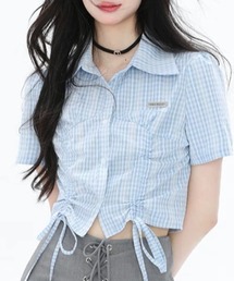 Sibra | ドロストクロップドシャツ(シャツ/ブラウス)