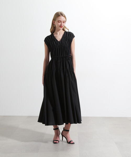 PINKY&DIANNE（ピンキーアンドダイアン）の「◆シャーリングフレアワンピース（ワンピース・レディース・レッド/ブラック・36/38）」の7枚目の写真