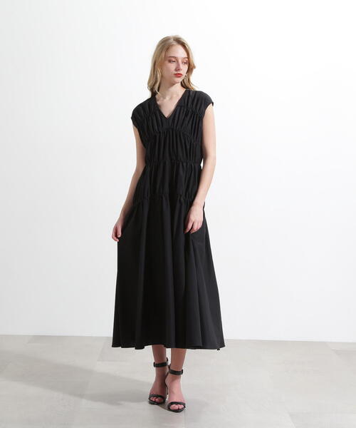 PINKY&DIANNE（ピンキーアンドダイアン）の「◆シャーリングフレアワンピース（ワンピース・レディース・レッド/ブラック・36/38）」の10枚目の写真