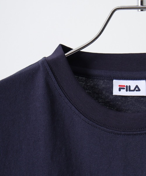 FILA(フィラ)の「FILA T-SHIRTS コットン ロゴTシャツ(Tシャツ/カットソー・メンズ・レッド/ネイビー・LL/M/L)」の5枚目の写真
