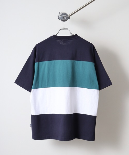 FILA(フィラ)の「FILA T-SHIRTS コットン ロゴTシャツ(Tシャツ/カットソー・メンズ・レッド/ネイビー・LL/M/L)」の9枚目の写真