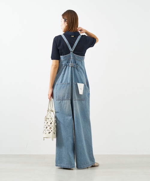Johnbull(ジョンブル)の「【Johnbull】デニムタックベアサロペット(サロペット/オーバーオール・レディース・サックスブルー・S)」の9枚目の写真